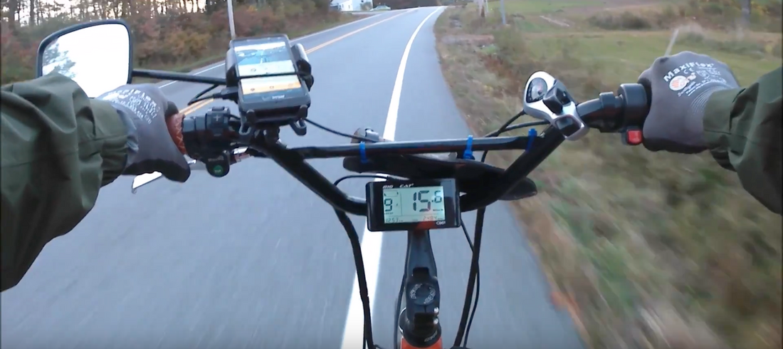 electric fat bike battery range review ebike by big cat