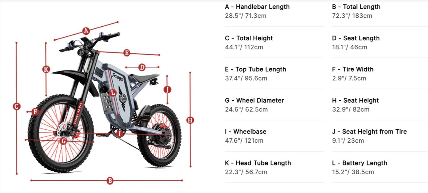 Big Cat X2 Pro All-Terrain Mountain Off-Road E-Bike by Freego