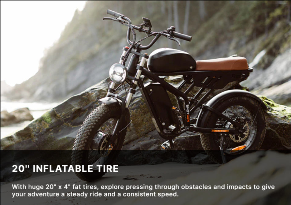 Big Cat Shotgun F3 Pro Max 2640Wh Electric Bike by Freego. Dual Battery and Dual Motor