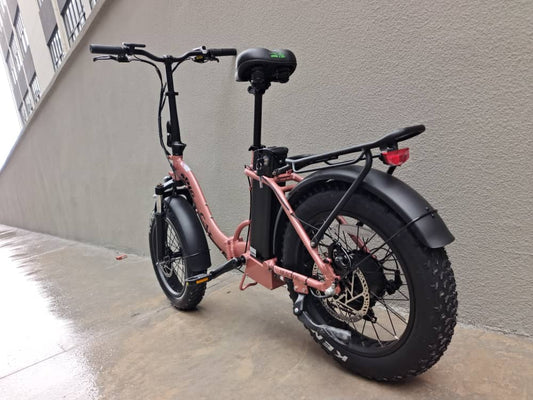 Big Cat 2025 Mini Long Beach Cruiser XXL 1000W (Fat Tire) Premium Electric Bike