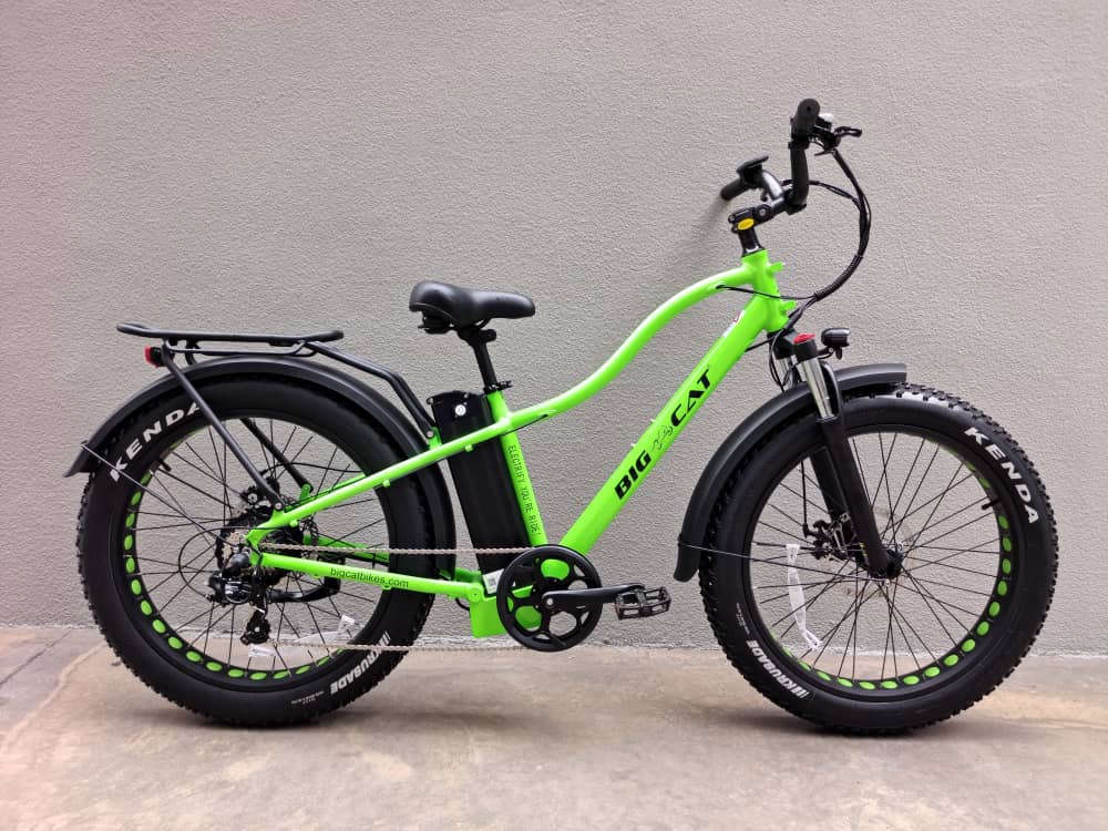 BIG CAT® 2025 Fat Cat 1000W (2000W Max Output) Fat Tire Electric Bike