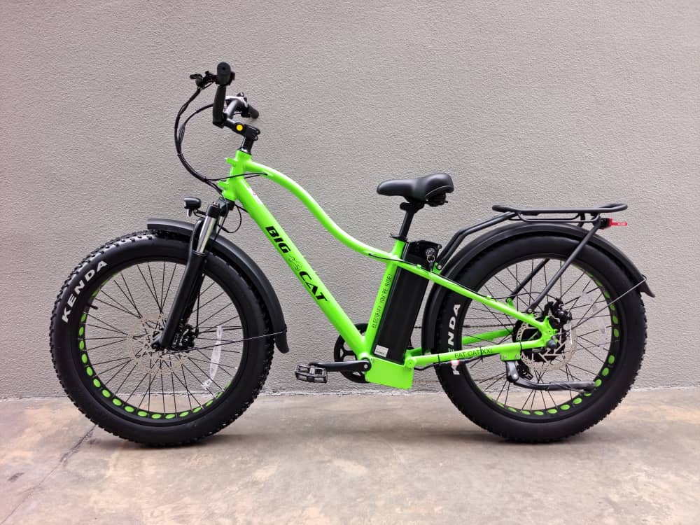 BIG CAT® 2025 Fat Cat 1000W (2000W Max Output) Fat Tire Electric Bike