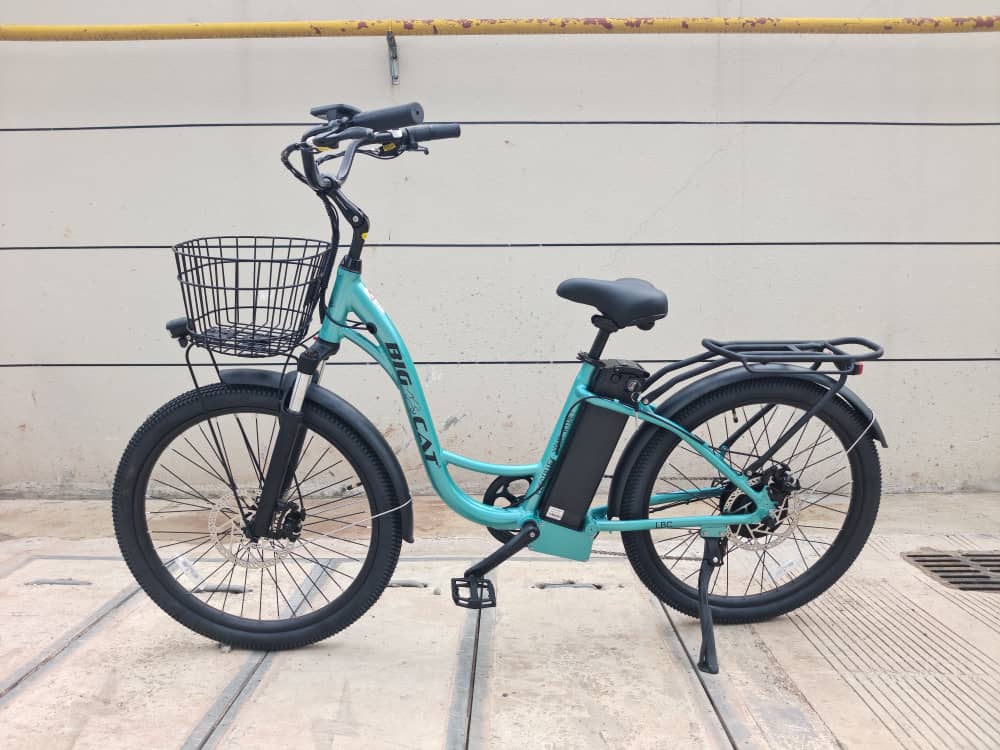 BIG CAT® 2025 Long Beach Cruiser 500watt Step-Thru (thin tire) Road Bike & Road Cruiser