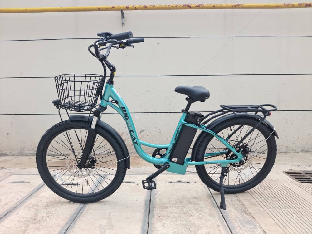 BIG CAT® 2025 Long Beach Cruiser 500watt Step-Thru (thin tire) Road Bike & Road Cruiser