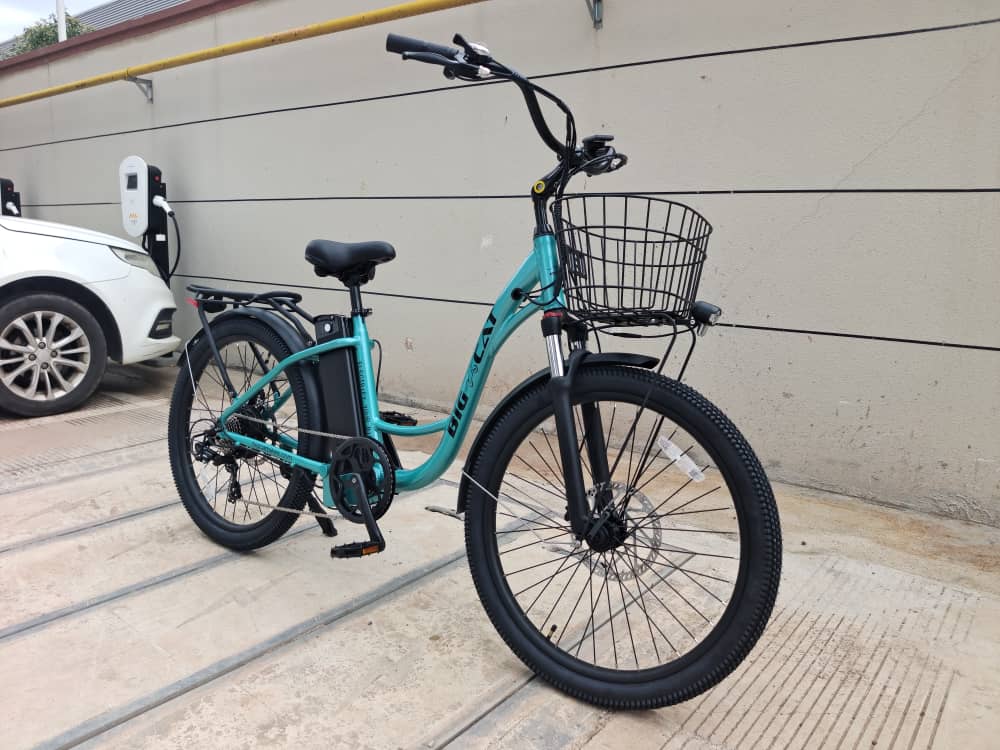 BIG CAT® 2025 Long Beach Cruiser 500watt Step-Thru (thin tire) Road Bike & Road Cruiser