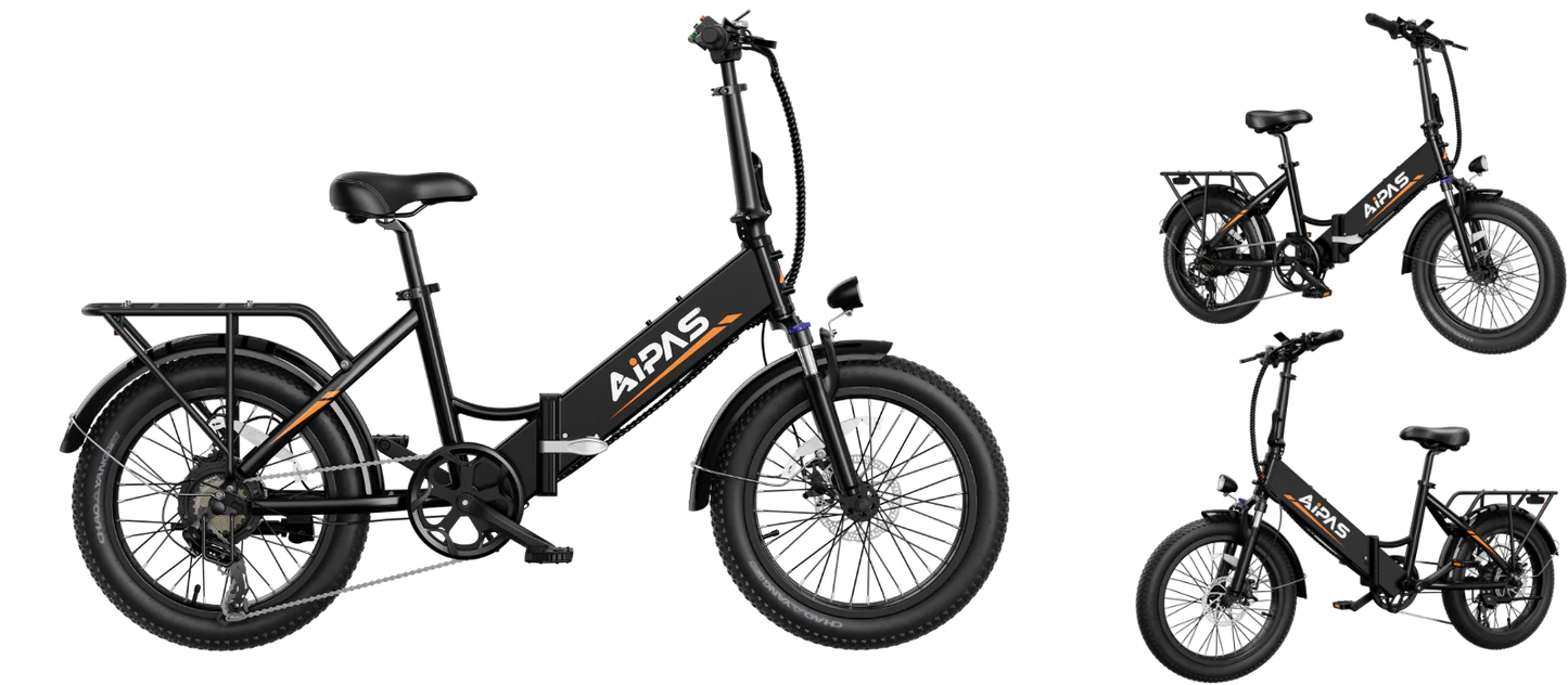 Big Cat A2 Folding E-Bike by Aipas®