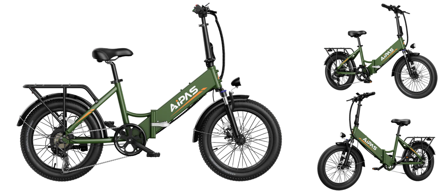 Big Cat A2 Folding E-Bike by Aipas®