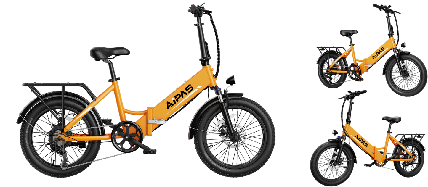 Big Cat A2 Folding E-Bike by Aipas®