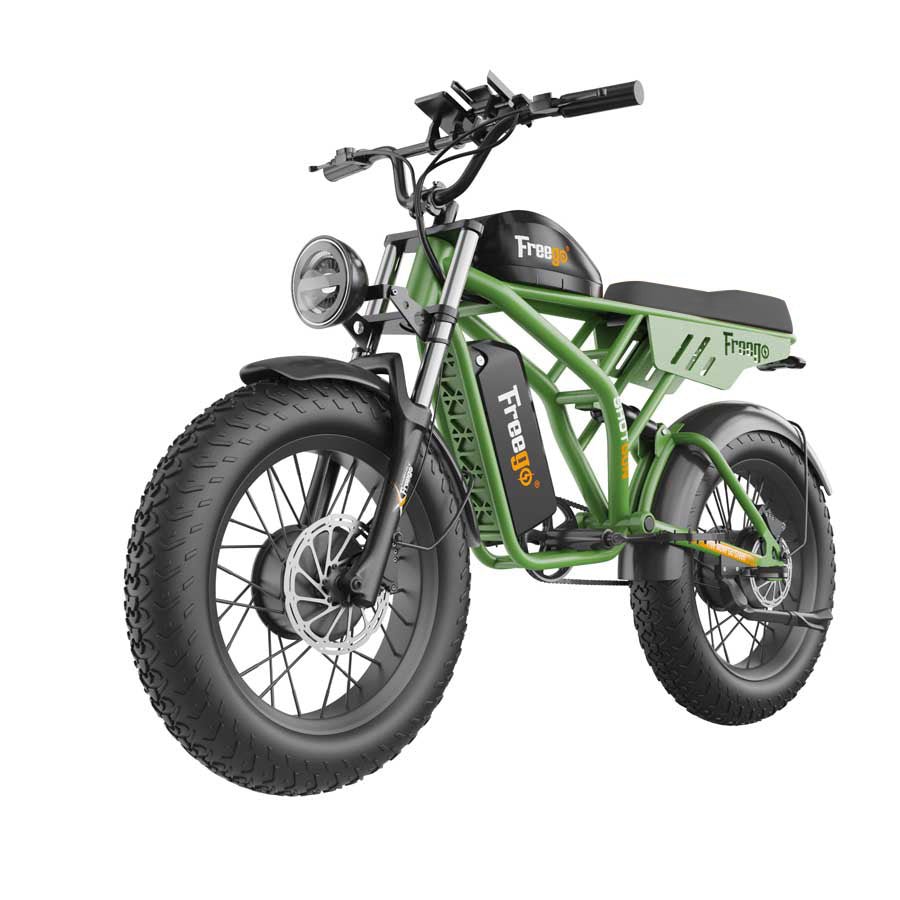 Big Cat Shotgun F3 Pro Max 2640Wh Electric Bike by Freego. Dual Battery and Dual Motor