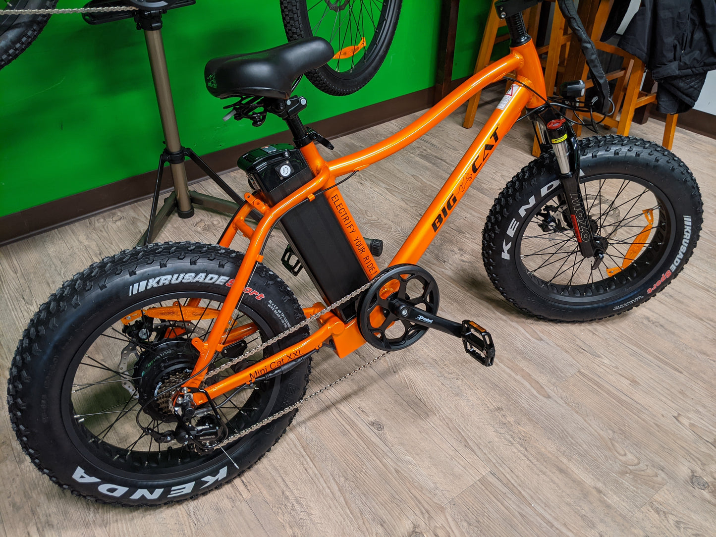 BIG CAT® 2025 Mini Fat Cat 750 (Max Output 1500W) XXL -Fat Tire Premium Electric Bike