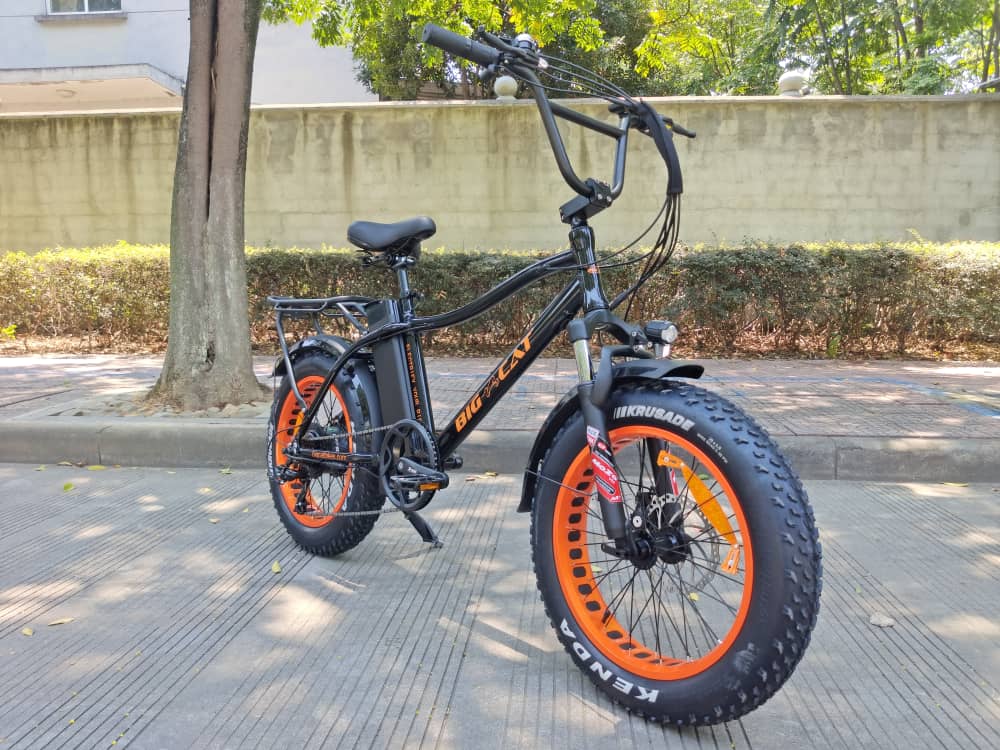 BIG CAT® 2025 Mini Fat Cat 750 (Max Output 1500W) XXL -Fat Tire Premium Electric Bike