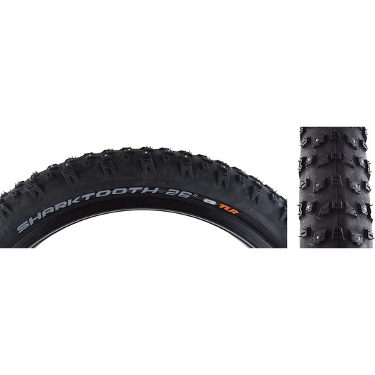 Arisun Sharktooth Studded Electric Fat Bike Tire 26X4 - - Big Cat Bikes