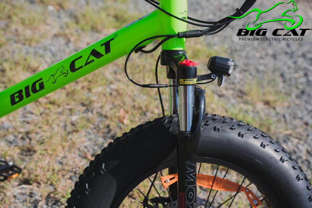 BIG CAT® 2025 Mini Fat Cat 750 (Max Output 1500W) XXL -Fat Tire Premium Electric Bike