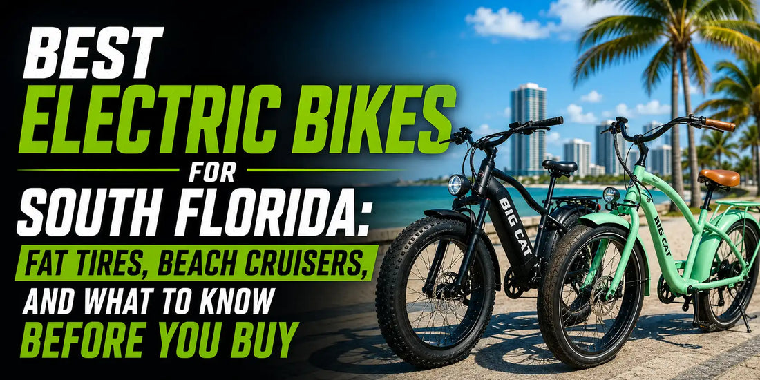 Best Electric Bikes for South Florida: Fat Tires, Beach Cruisers, and What to Know Before You Buy