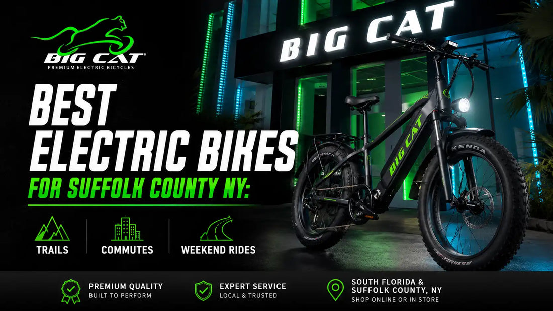 Best Electric Bikes for Suffolk County, NY: Trails, Commutes & Weekend Rides