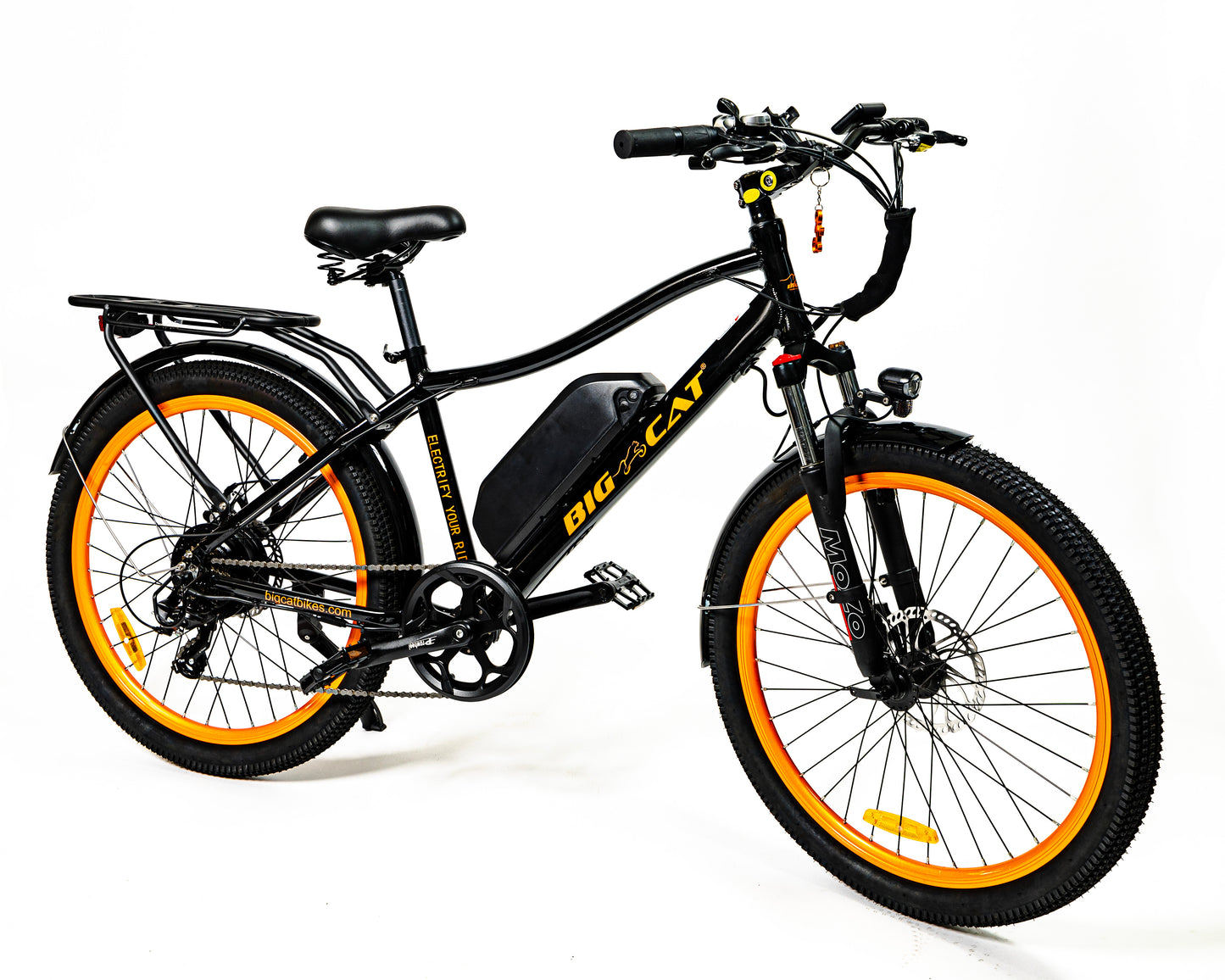 BIG CAT® Wild Cat 500- (Electric Mountain Bike)- (Hybrid Road Bike) Electric Bike