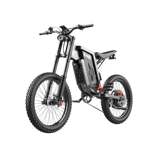 Freego X2 all-terrain dirt eBike for outdoor adventures, transparent background