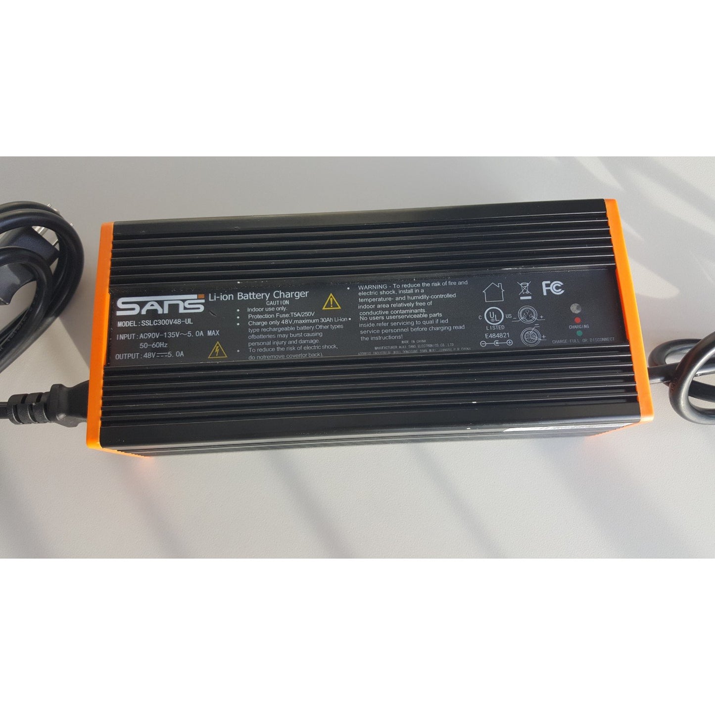 Big Cat electric bike fast charger for 48V lithium ion battery ebike