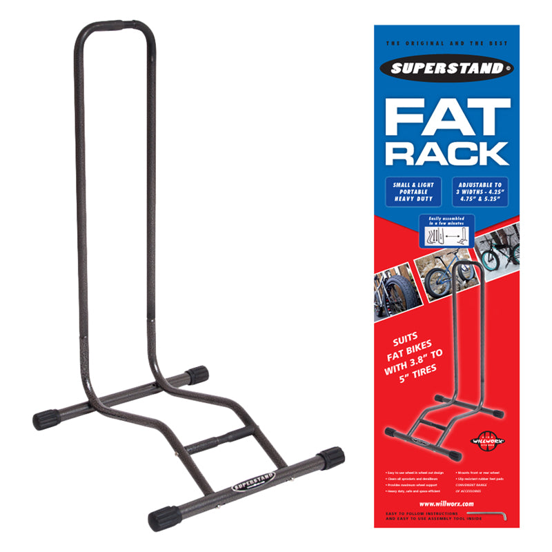 Fat Ike Rack Willworx Superstand- Fat Rack Fat Bike Rack Stand – Big Cat Electric Bikes