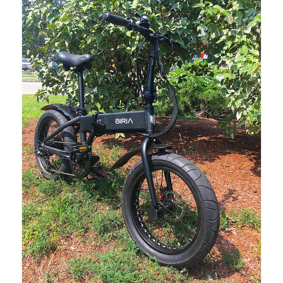 biria electric folding bike outside rear