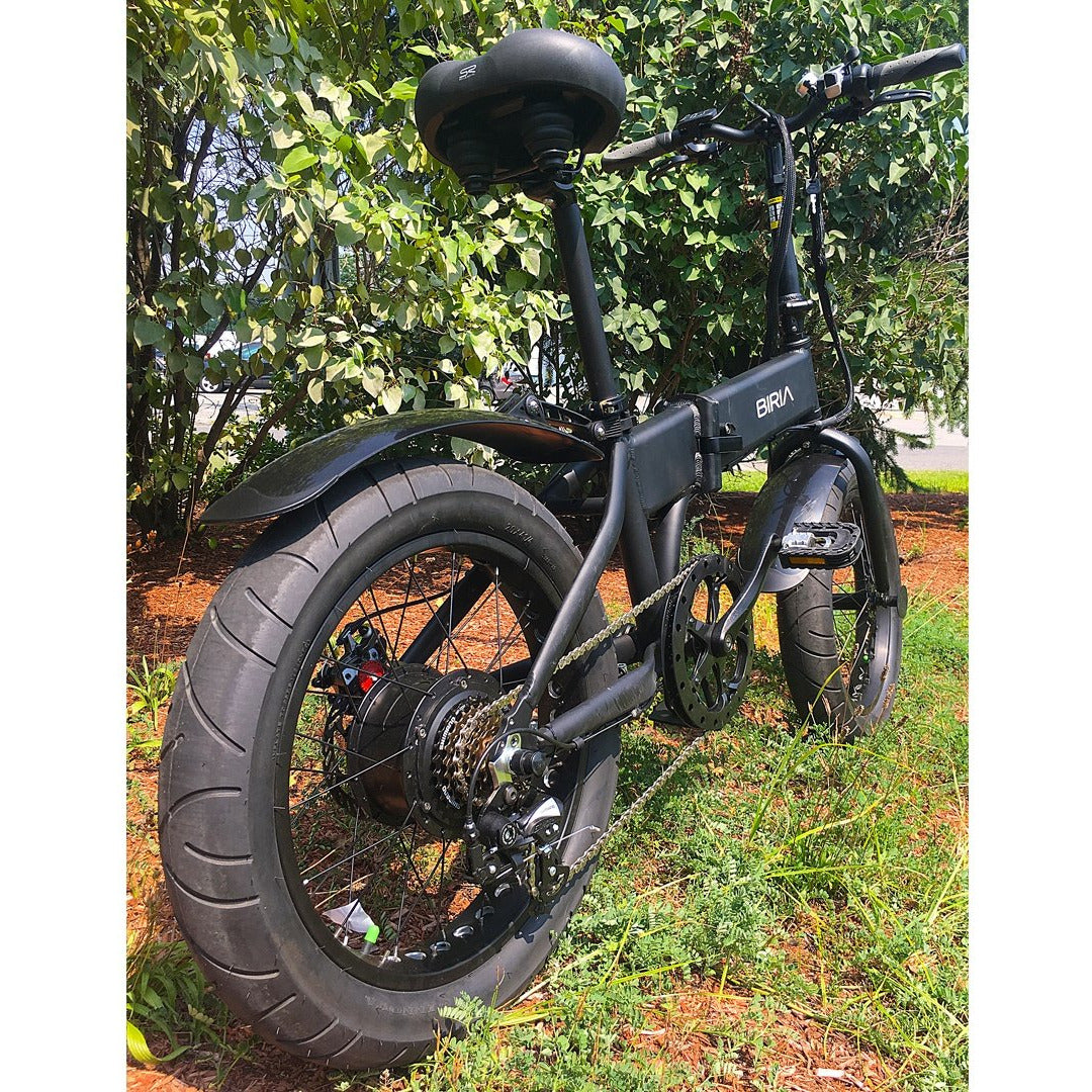 biria electric folding bike outside front