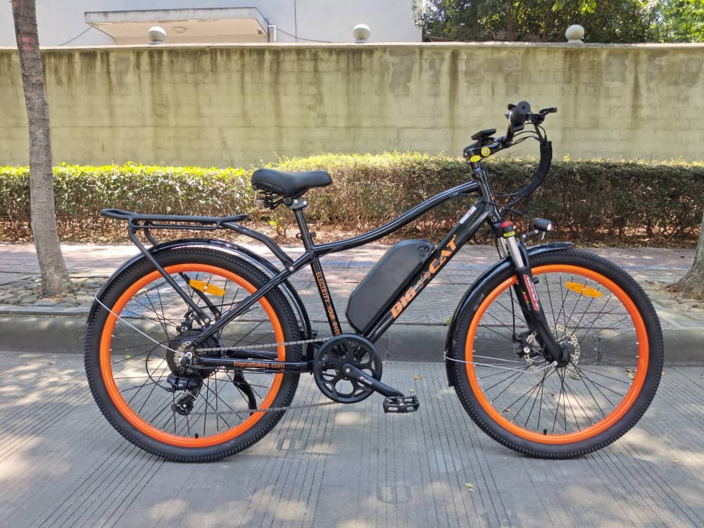 BIG CAT® Wild Cat 500- (Electric Mountain Bike)- (Hybrid Road Bike) Electric Bike