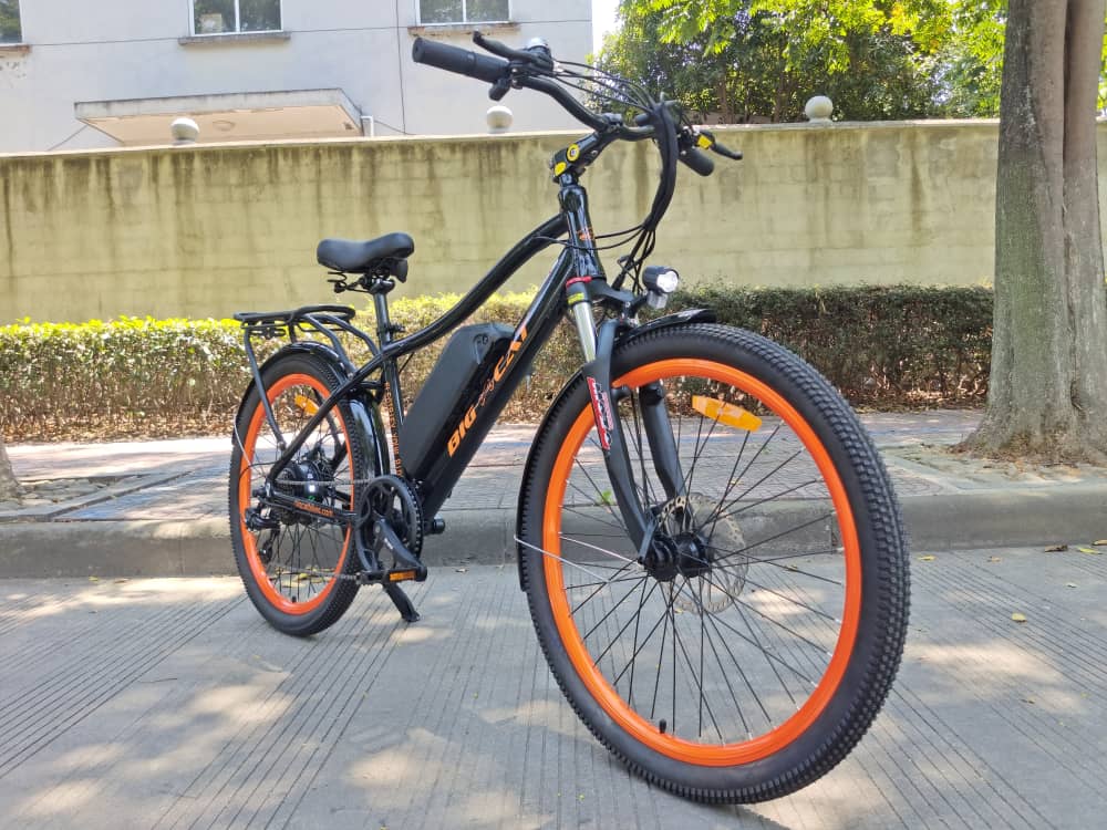 BIG CAT® Wild Cat 500- (Electric Mountain Bike)- (Hybrid Road Bike) Electric Bike