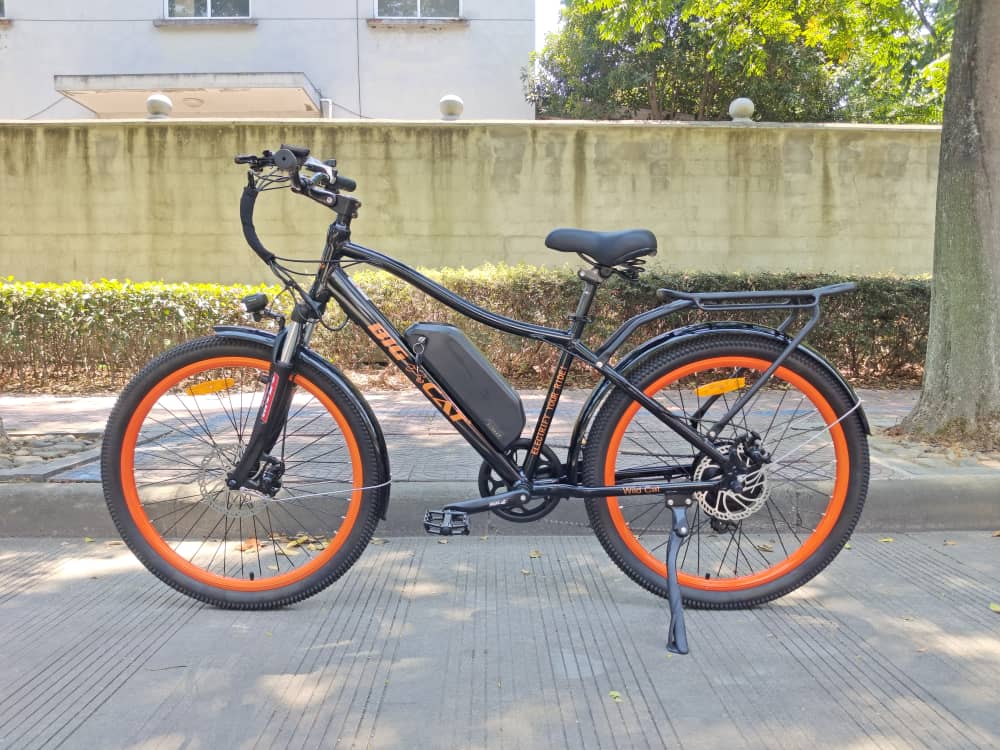 BIG CAT® Wild Cat 500- (Electric Mountain Bike)- (Hybrid Road Bike) Electric Bike