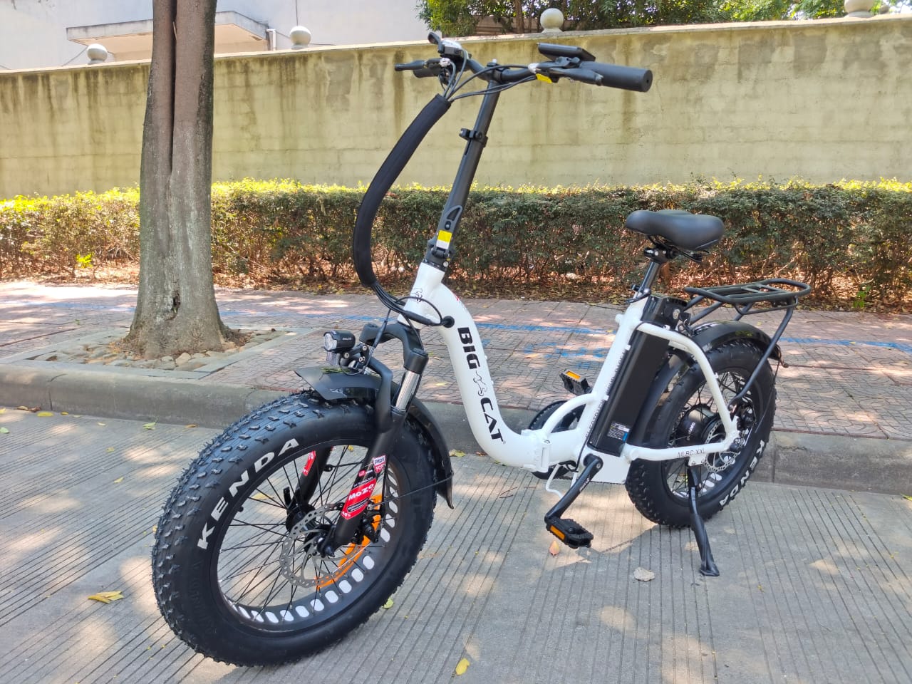 Big Cat 2024 Mini Long Beach Cruiser XXL 750 (Fat Tire) Premium Electric Bike (May ETA)